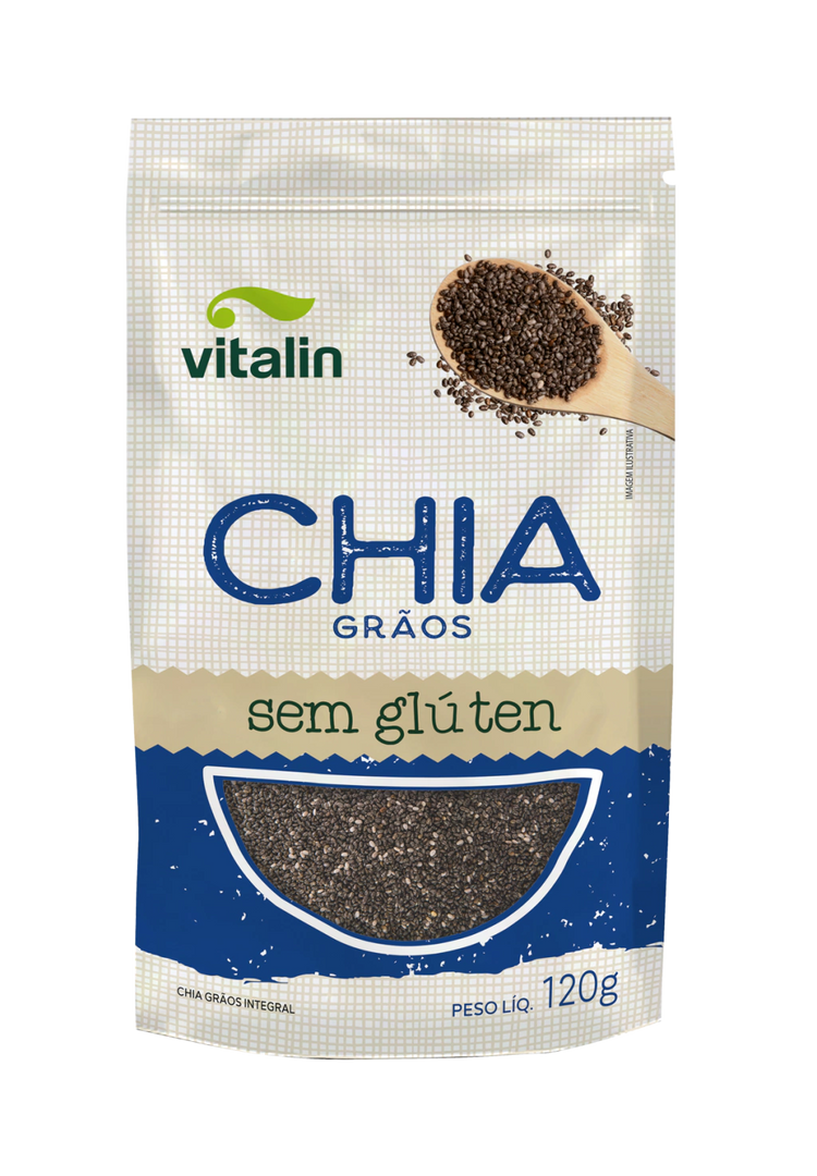 Chia Grãos 120G Vitalin