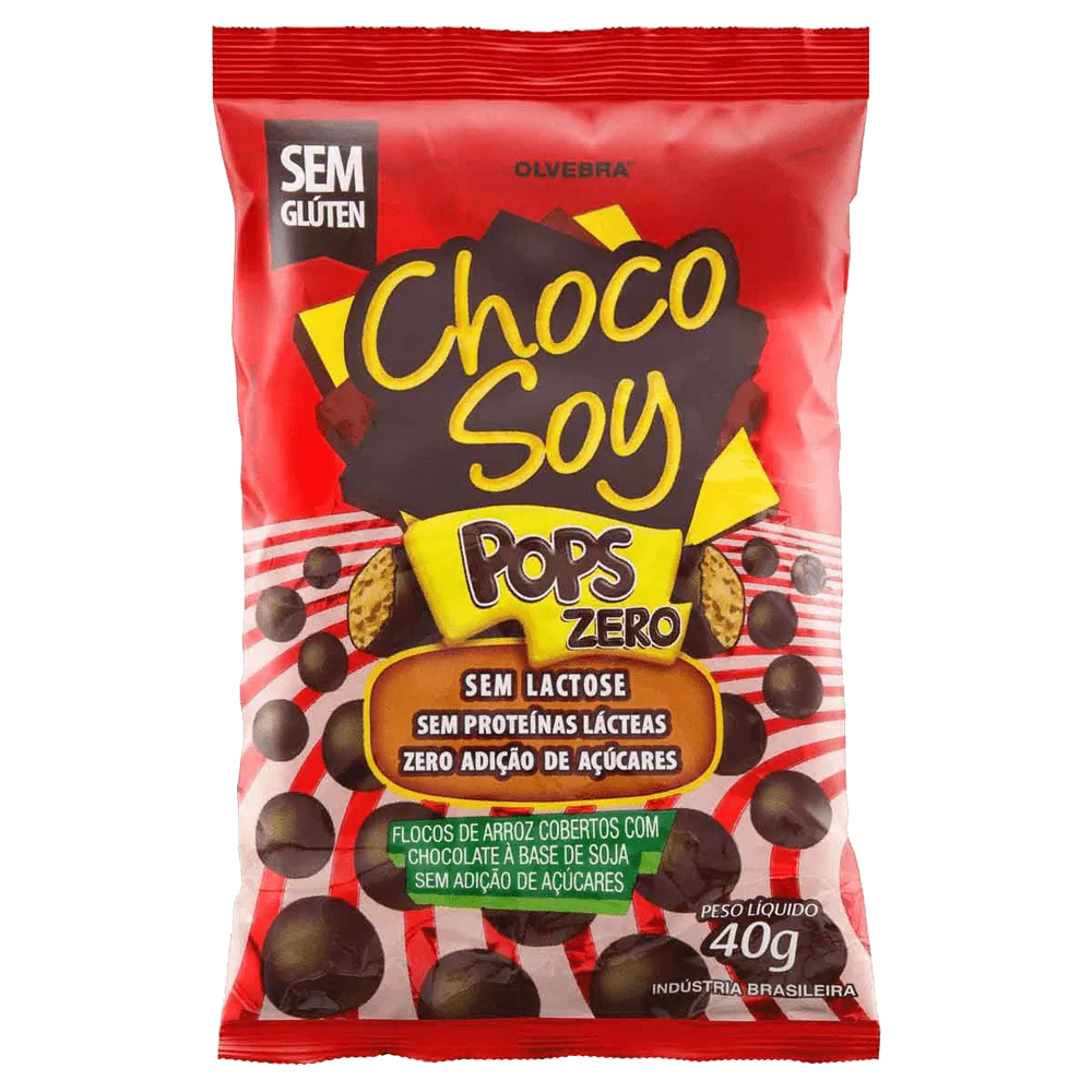 CHOCOSOY POPS S/LACTOSE/GLUTEN 20X40G