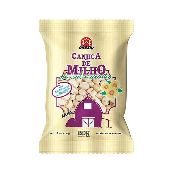 10 Canjica de Milho C/Sal Marinho 40g Hikage