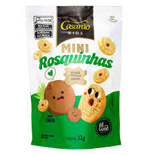 Rosquinha de Arroz sem Lactose e sem Glúten 32g sabor Coco | Casarao