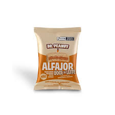 Alfajor Whey Protein Recheado de Amendoim Zero Açúcar 12x55g Doce de Leite | Dr. Peanut
