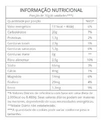 Cookie Integral Amaranto Com Cacau 30g - Vitalin Sem Glúten
