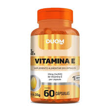 Vitamina E (1 ao dia) 60 cápsulas | Duom