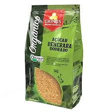 Açúcar demerara orgânico vegano 500g | Grings