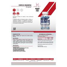 Complex Magnésio 3 em 1 Health Labs 60 Cápsulas