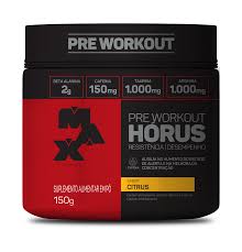 Pré-Treino Horus 150g Sabor Citrus | Max Titanium