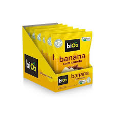 Snack Orgânico Sabor Banana com Canela 6x50g | Bio2 – BioBrasil