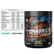 Tomahawk pré-treino 380g sabor tangerina | Fullife Nutriti
