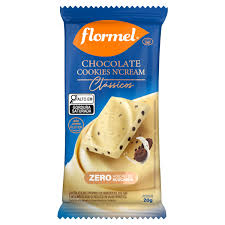 Chocolate zero 12x20g sabor cookies | Flormel