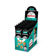 Barra de Cereal Zero Açúcar Sabor Castanhas 12x18g | Kobber