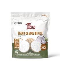 Biscoito de Arroz Integral Sem Glúten Sabor Coco 60g | Mrs Taste