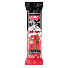 Barra de Cereal Zero Açúcar Sabor Frutas Vermelhas com Chia 12x18g | Kobber
