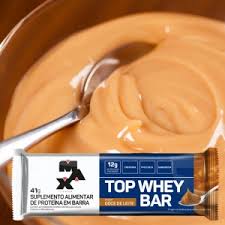 Top Whey Bar 12x41g sabor Doce de Leite | Max Titanium