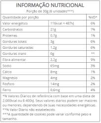 Cookie De Chia Maçã E Canela Vitalin Sem Glúten 30g