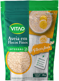 Aveia em Flocos Finos Integrais 170g | Vitao