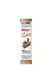 Barra de cereal zero açúcar 24x22g sabor mocca (café/chocolate) | Ritter