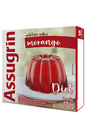 Gelatina Diet Assugrin Sabor Morango 10g