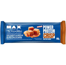 Barrinha proteica Power Protein Crisp milk caramel 12x44g | Max Titanium