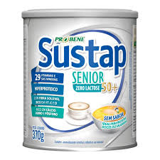 Sustap Senior 50 Zero Lactose e sem Glúten 370g sabor Sem Sabor | ProBene