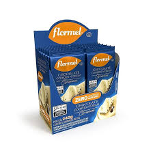 Chocolate zero 12x20g sabor cookies | Flormel