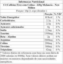 Pré-Treino C4 Sem Cafeína Sabor Laranja 220g | New Millen