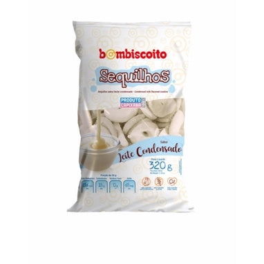 Sequilhos Zero Glúten/Zero Lactose Leite Condensado 320G - Bom Biscoito