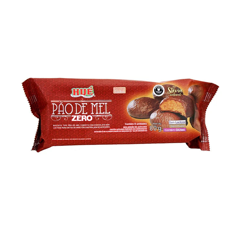 PAO DE MEL C/COB.CHOC.S/LACT.C/STEVIA 80G