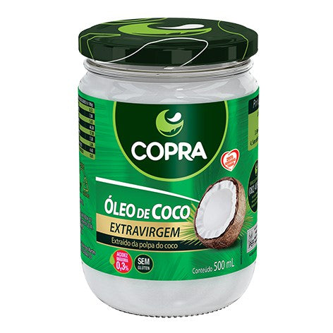 Óleo de Coco Extra Virgem 500 Ml - Copra