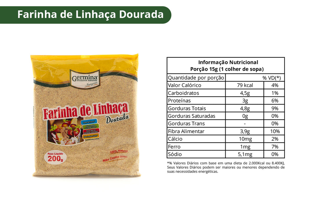 FARINHA DE LINHACA DOURADA 200G