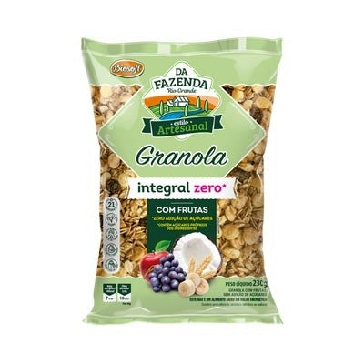 GRANOLA INT.ZERO 230G C/FRUTAS