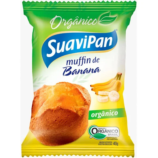 MUFFIN ORGANICO 12X40G BANANA