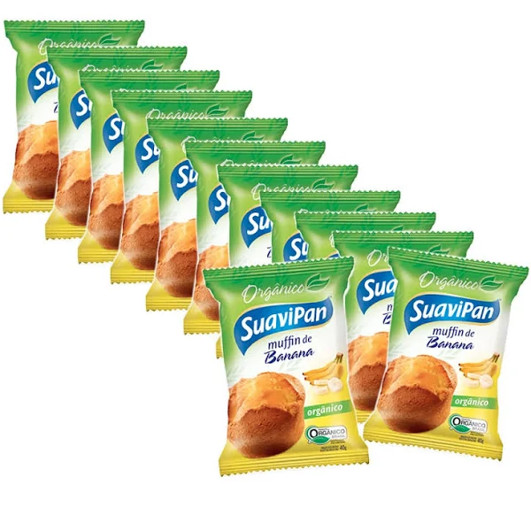 MUFFIN ORGANICO 12X40G BANANA