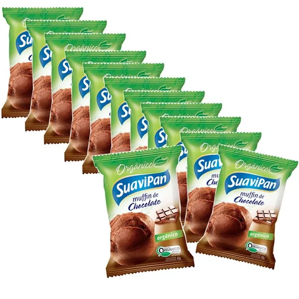 MUFFIN ORGANICO 12X40G CHOCOLATE