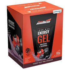 Iron Man Energy Gel c/BCAA 10x30g Açaí com Guaraná | New Millen