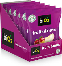 BIO2 SNACK FRUITS ORG.6X50G FRUTAS SECAS