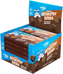 Mais Mu - Display Chocowheyfer Bites - 420g - Chocolate com Avelã