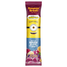 Barra Banana Kids 20x22g sabor Uva | Banana Brasil
