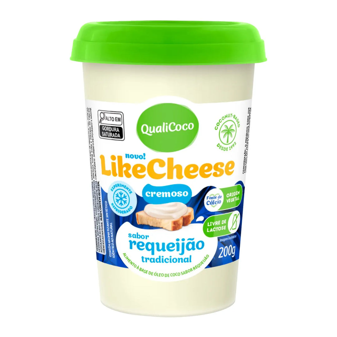 LikeCheese Vegano Sem Lactose 200g Requeijão Tradicional | La Ganexa