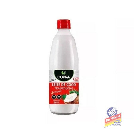 Leite De Coco S/Gluten S/Lac.Garrafa 500Ml Copra