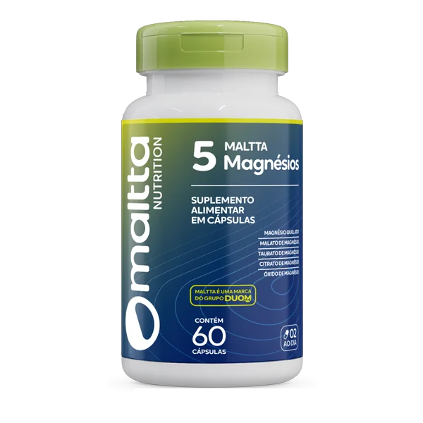 Duom 5 Magnésios 60 cápsulas | Maltta
