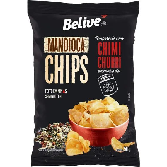 Mandioca Chips Sem Gluten 50g Chimichurri