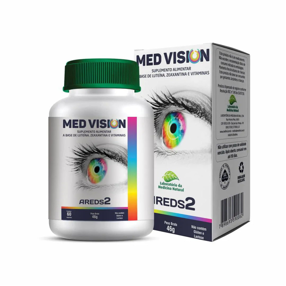 Med Vision 60 cápsulas (Luteína, Zeaxantina e Vitaminas) | Medinal