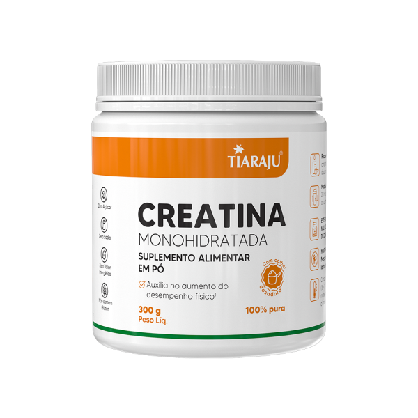 Creatina 100% Pura Monohidratada 300g Tiaraju