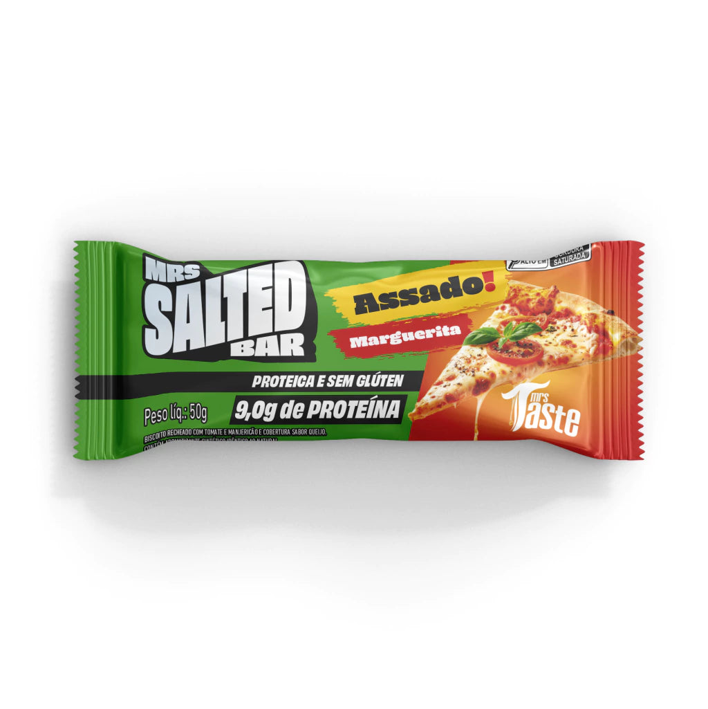 Cook Bar Salted Sem Glúten 12x50g Marguerita - Mrs Taste