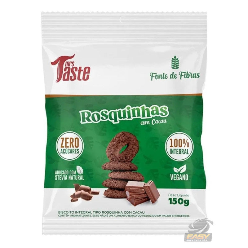 Rosquinhas Com Cacau Vegano 150G Mrs. Taste