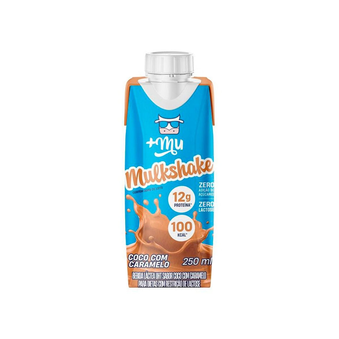 MULKSHAKE ZERO ACUC/LAC.250ML COCO/CARAMELO