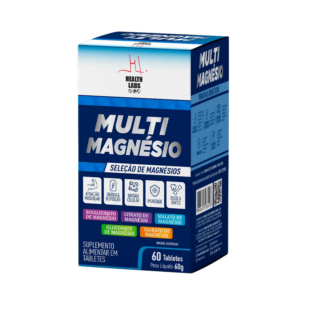 Multi Magnésio 60 tabletes | Health Labs