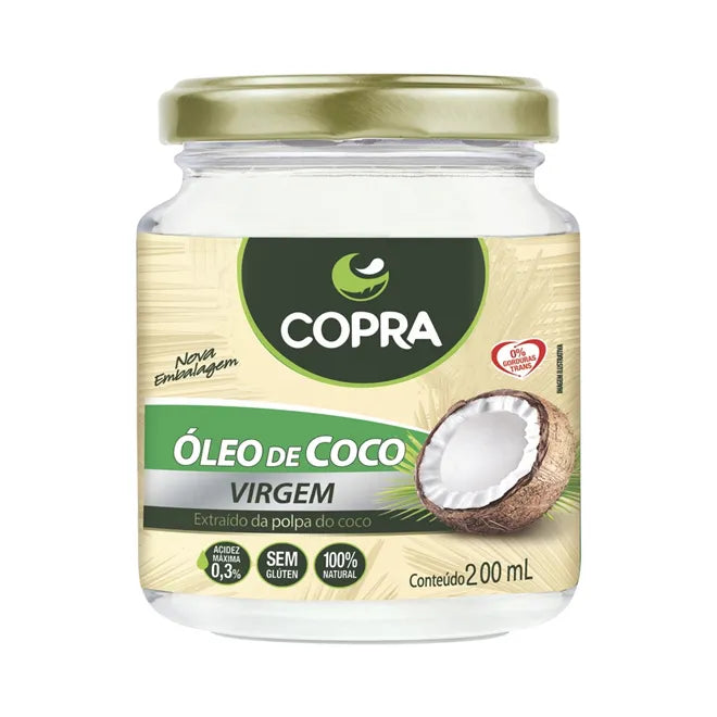 Oleo De Coco Virgem 200ml Copra