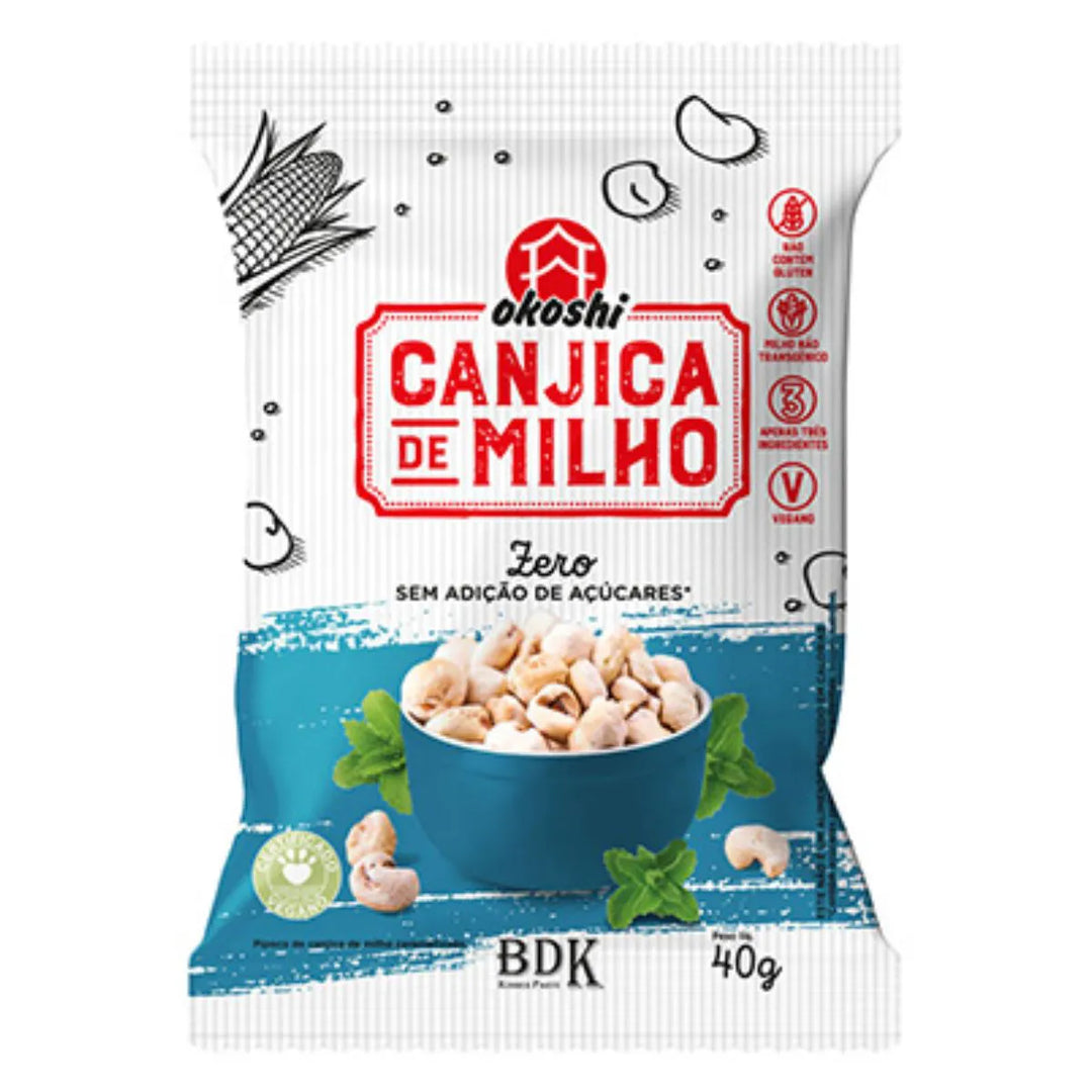 Pipoca de Milho Vegano Zero Açúcar 40g | Hikage
