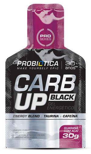 CARB UP GEL BLACK 10X30G ACAI C/GUARANA